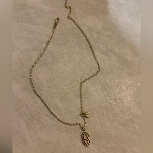 Rebecca Minkoff Gold Letter B Necklace